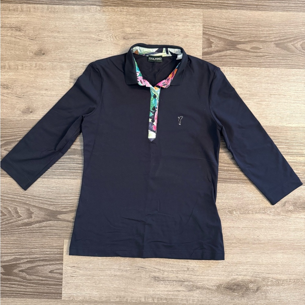 Golfino Button Down Shirt with Polo Collar
